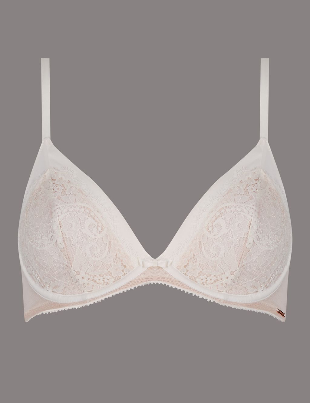Lisette Lace Underwired Non-Padded Plunge Bra 1 of 5