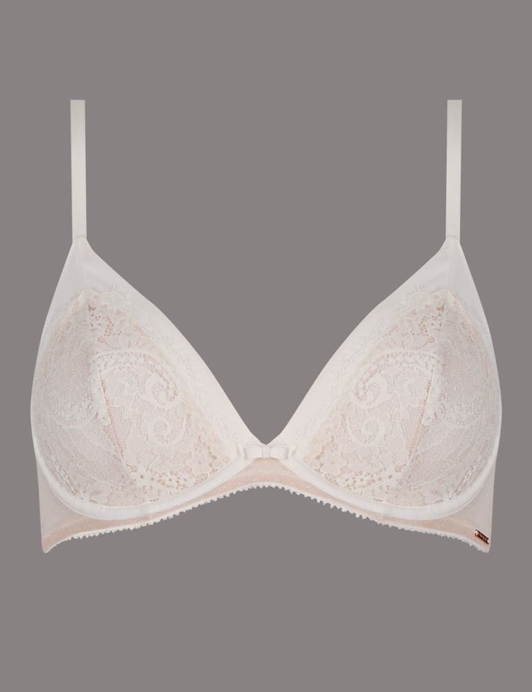 Lisette Lace Underwired Non-Padded Plunge Bra 2 of 5