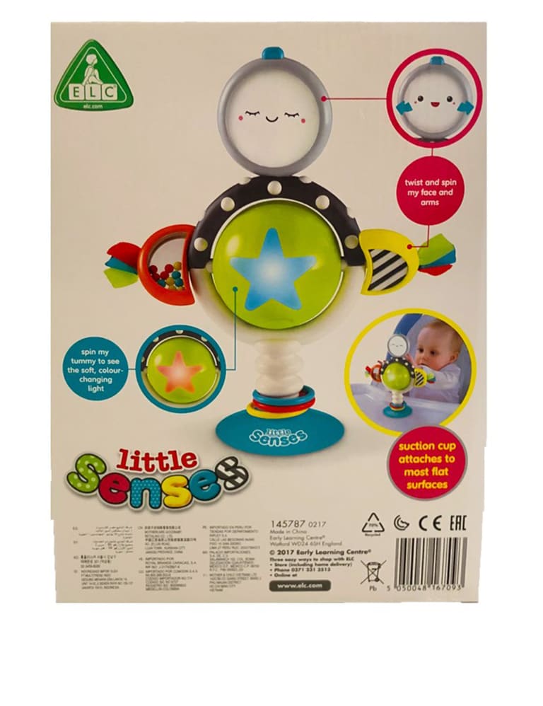Little senses glowing highchair toy top