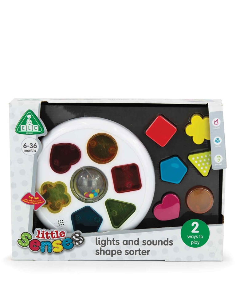 Little Senses Lights Sounds Shape Sorter 6 36 Mths