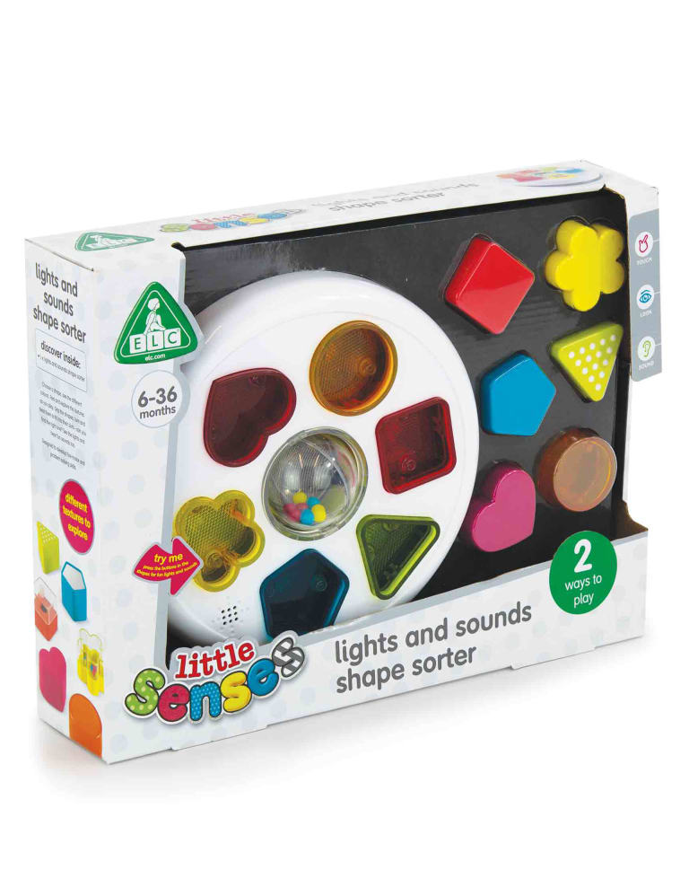 Little senses lights and sounds shape sorter hotsell