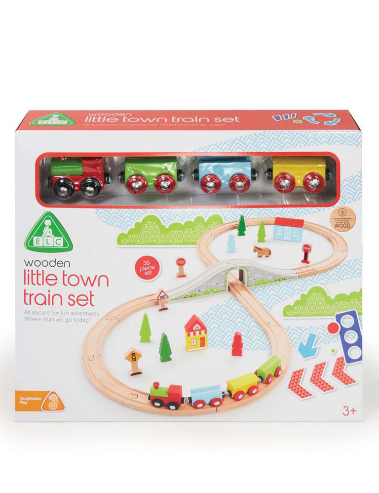 Early learning wooden train set clearance