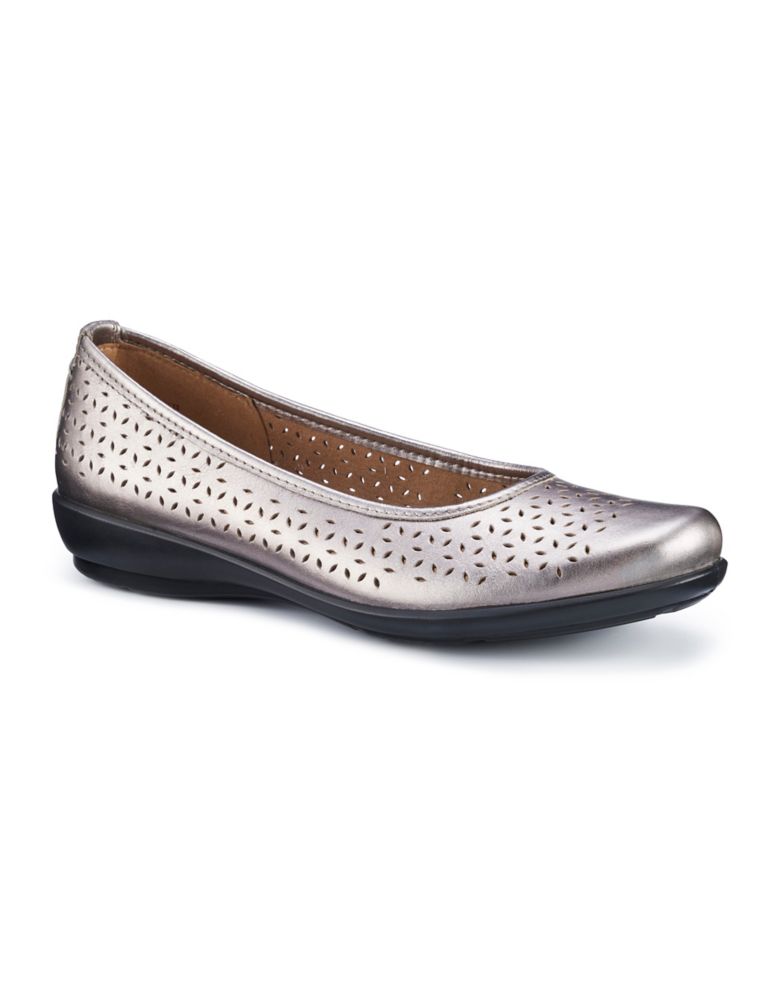 Livvy II Leather Flat Ballet Pumps 2 of 4