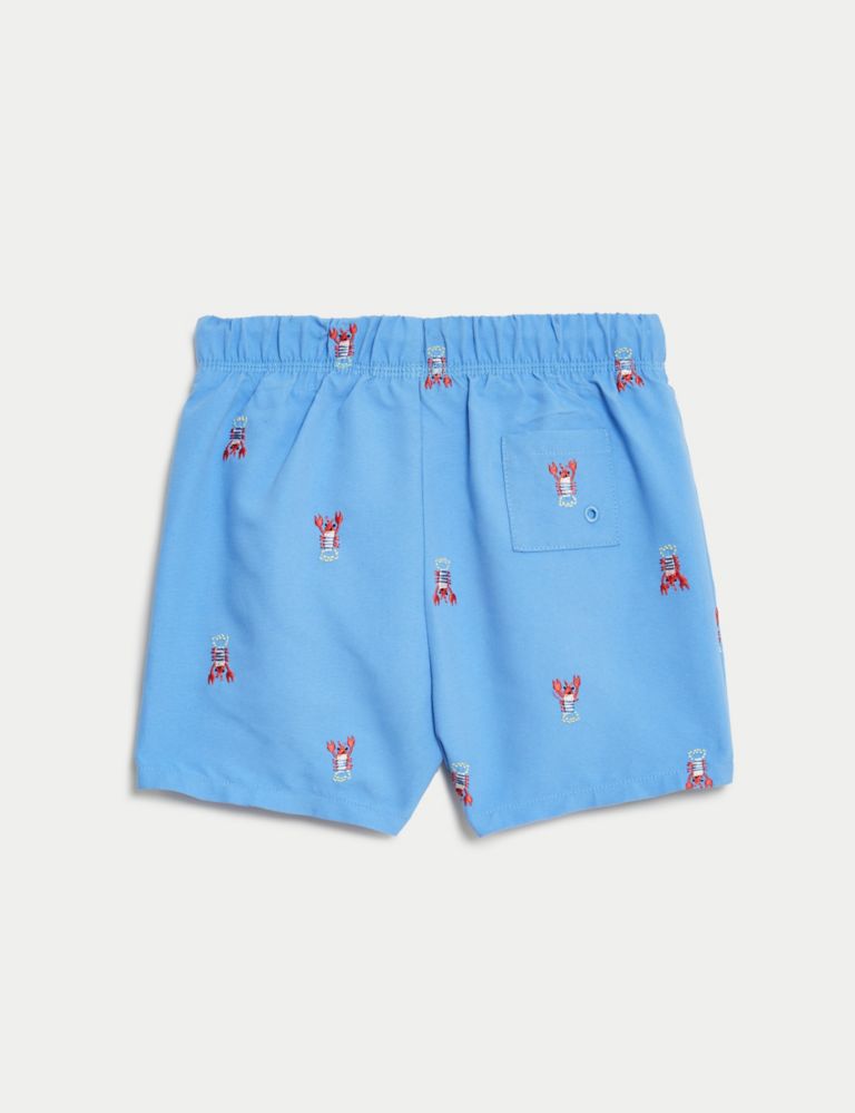 Lobster Print Swim Shorts (0-3 Yrs) 2 of 3