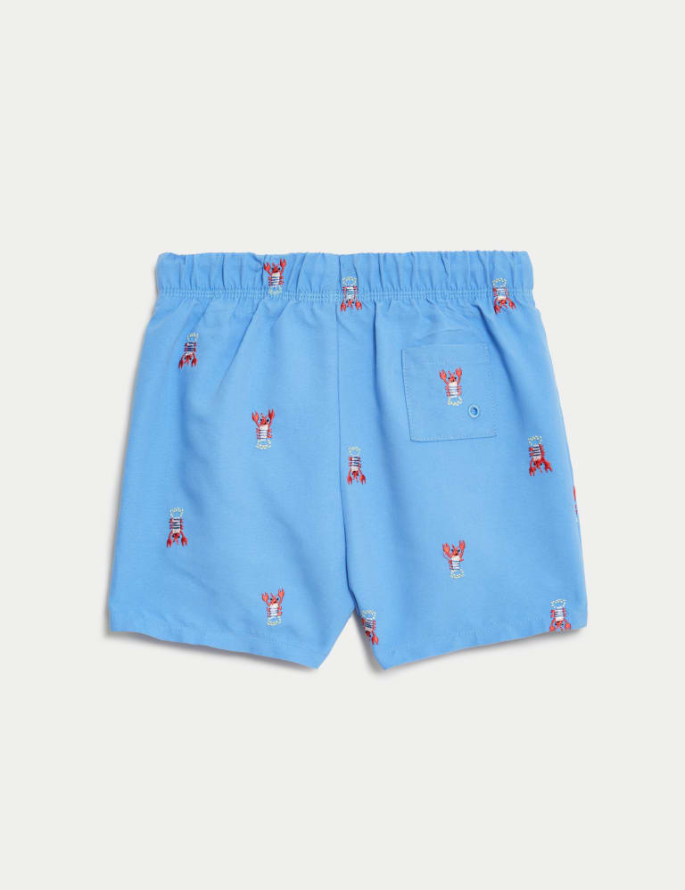 Lobster Print Swim Shorts 0 3 Yrs M S Collection M S