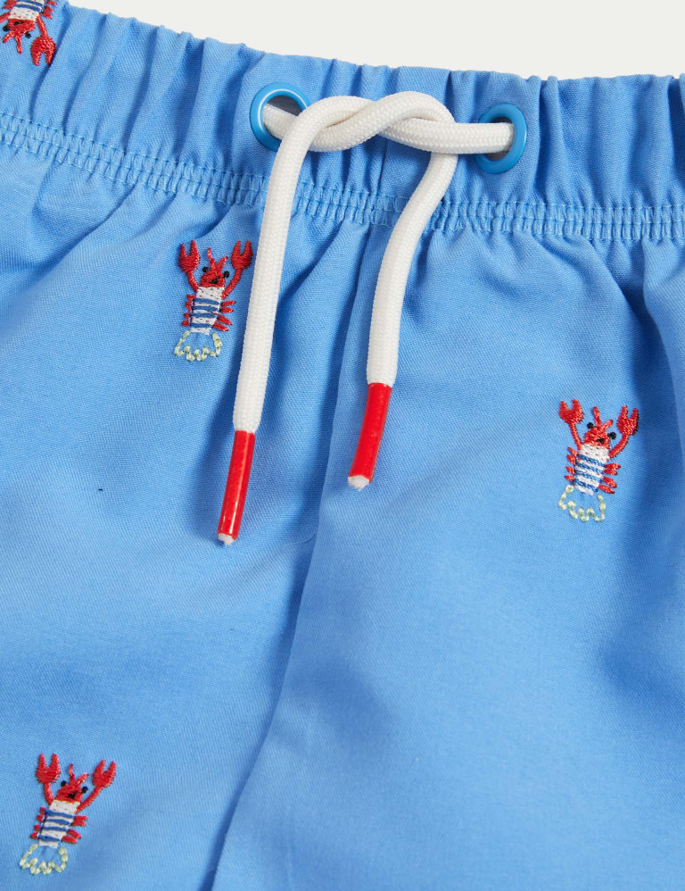 Lobster Print Swim Shorts (0-3 Yrs) 3 of 3