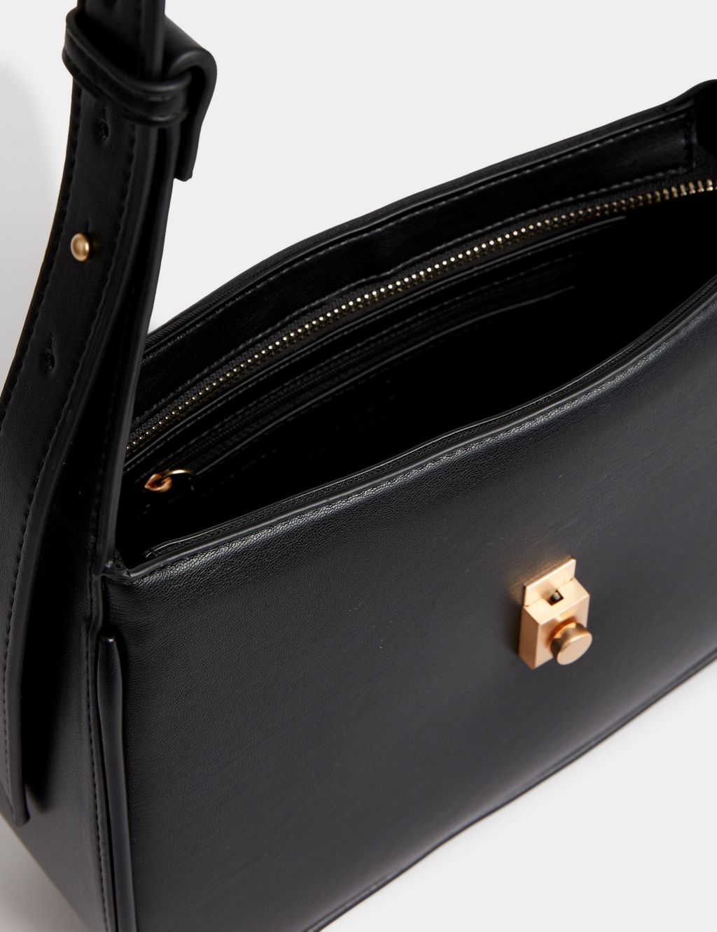 Lock Detail Shoulder Bag | M&S Collection | M&S