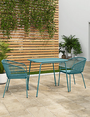 Lois 2 Seater Balcony Table & Chairs Image 2 of 6