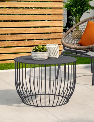 Garden coffee on sale table black