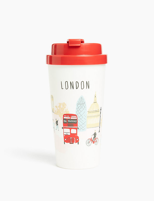 Be Happy Travel Mug Travel Tumbler With Lid Coffee Mug Travel Mug Bee Mug