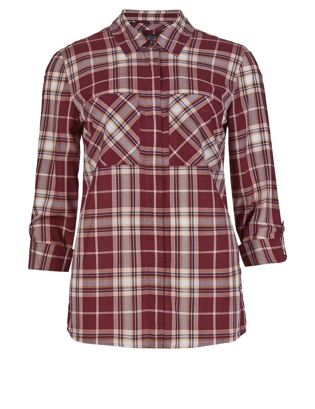 Long Sleeve Checked Shirt 2 of 4