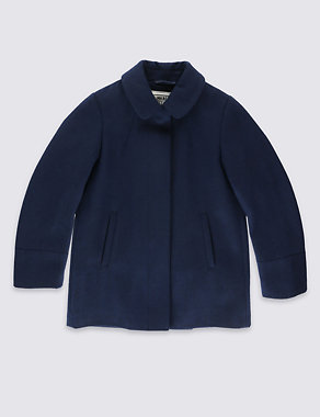 Long Sleeve Coat with Wool (1-7 Years) Image 2 of 4