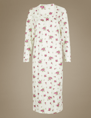 m&s long sleeve nightdress