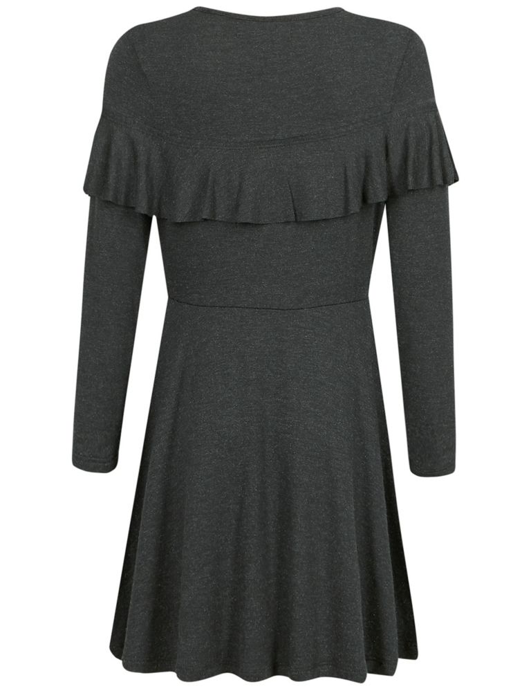 Long Sleeve Frill Dress (3-14 Years) 5 of 5