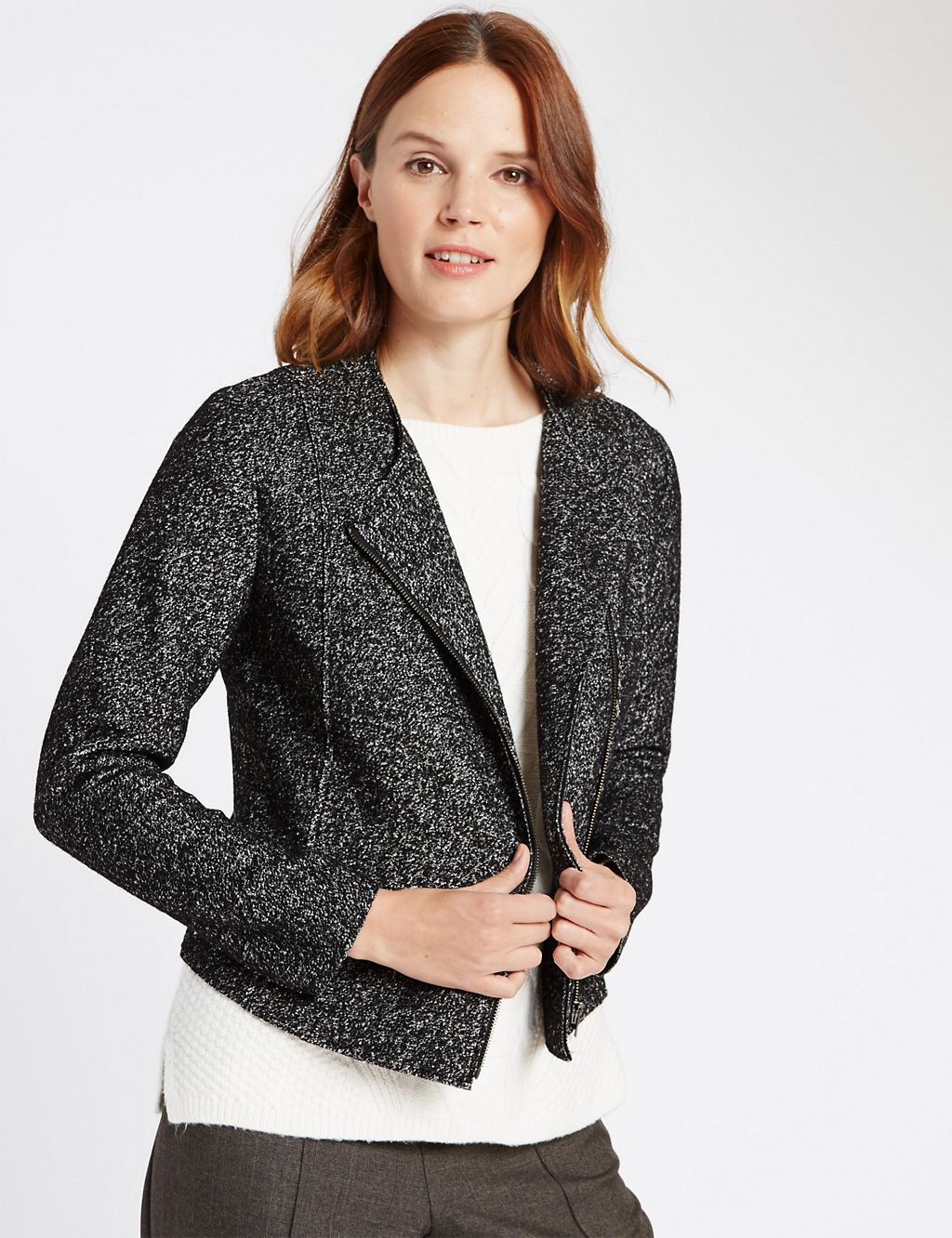 Long Sleeve Jacket with Wool 3 of 4