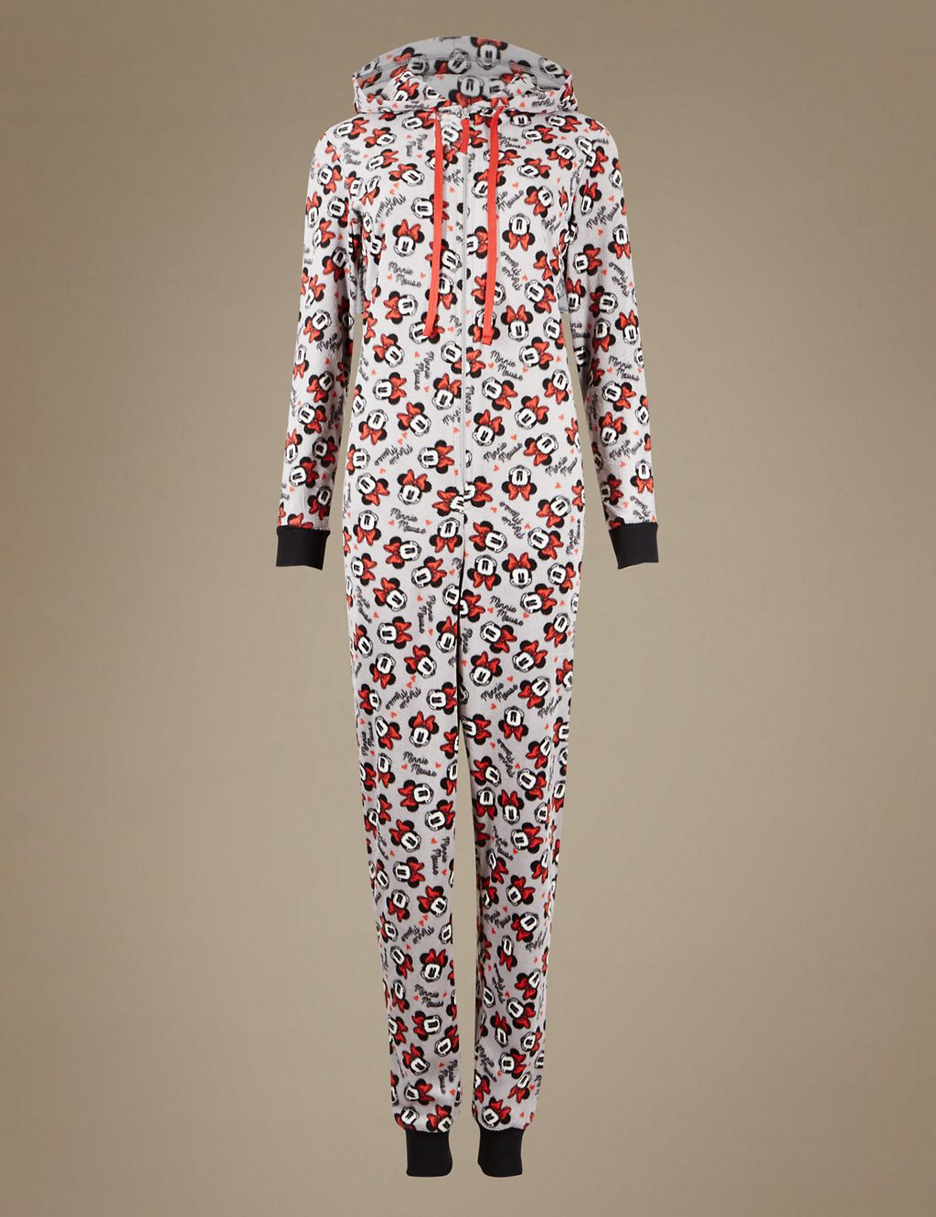 Long Sleeve Minnie Mouse Onesie 1 of 6