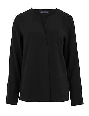Long Sleeve Popover Blouse Image 2 of 4