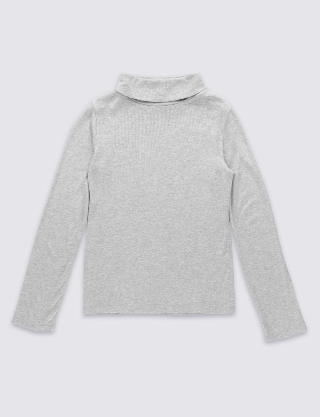Long Sleeve Roll Neck Top (5-14 Years) 1 of 5