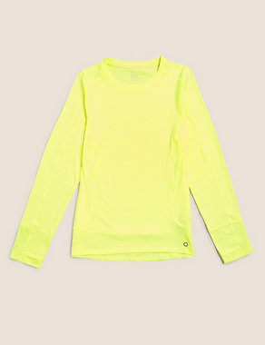 Long Sleeve Sports Top (6-14 Yrs) Image 2 of 6