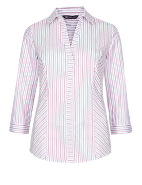 Long Sleeve Striped Shirt Image 2 of 3