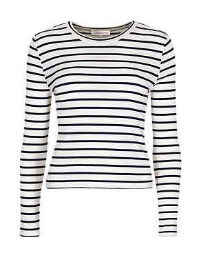 Long Sleeve Striped Top Image 2 of 4