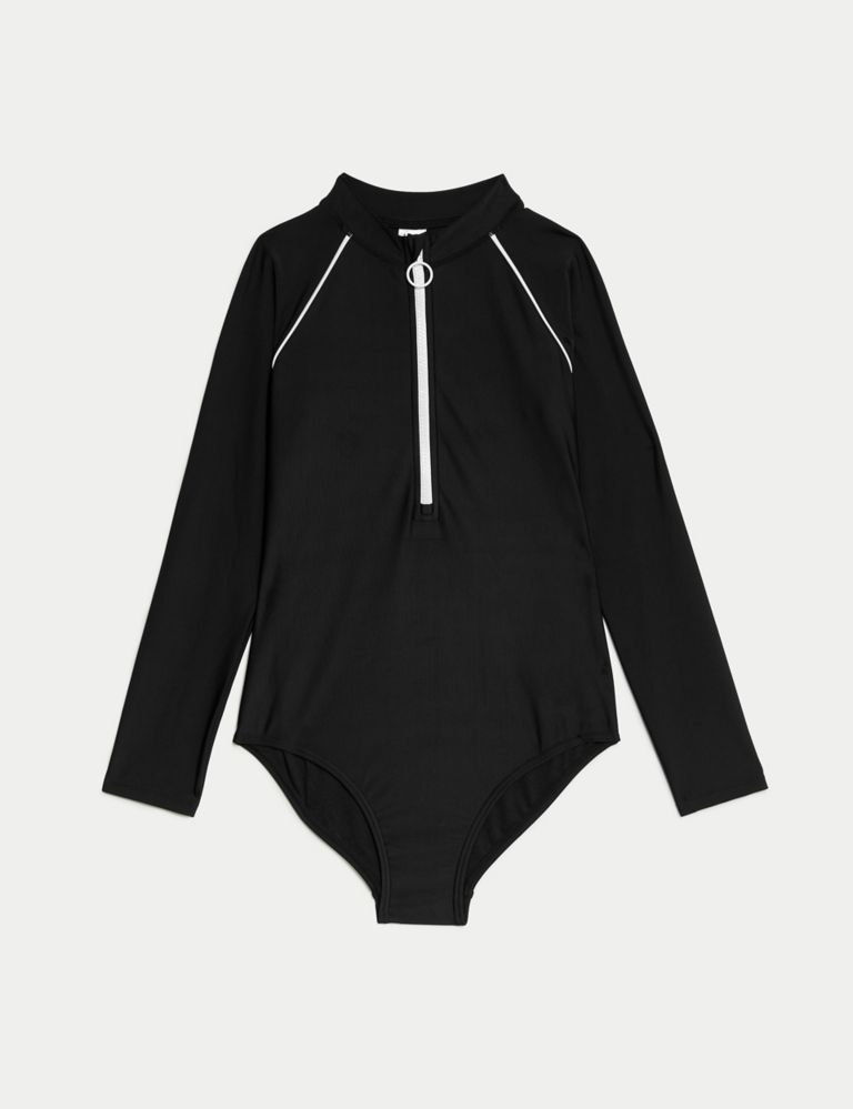 Long Sleeve Swimsuit (6-16 Yrs) 1 of 3