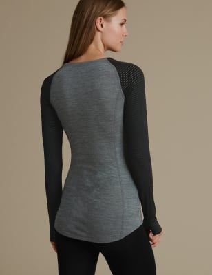 marks and spencer merino wool base layer