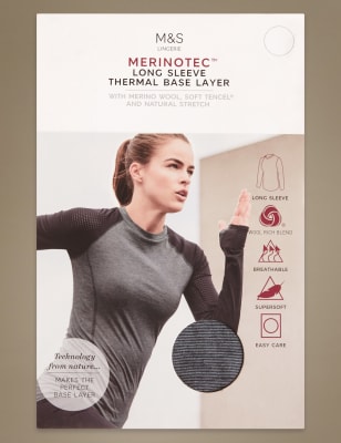 marks and spencer merino wool base layer