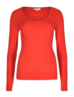 Long Sleeve Top with Modal Image 2 of 4