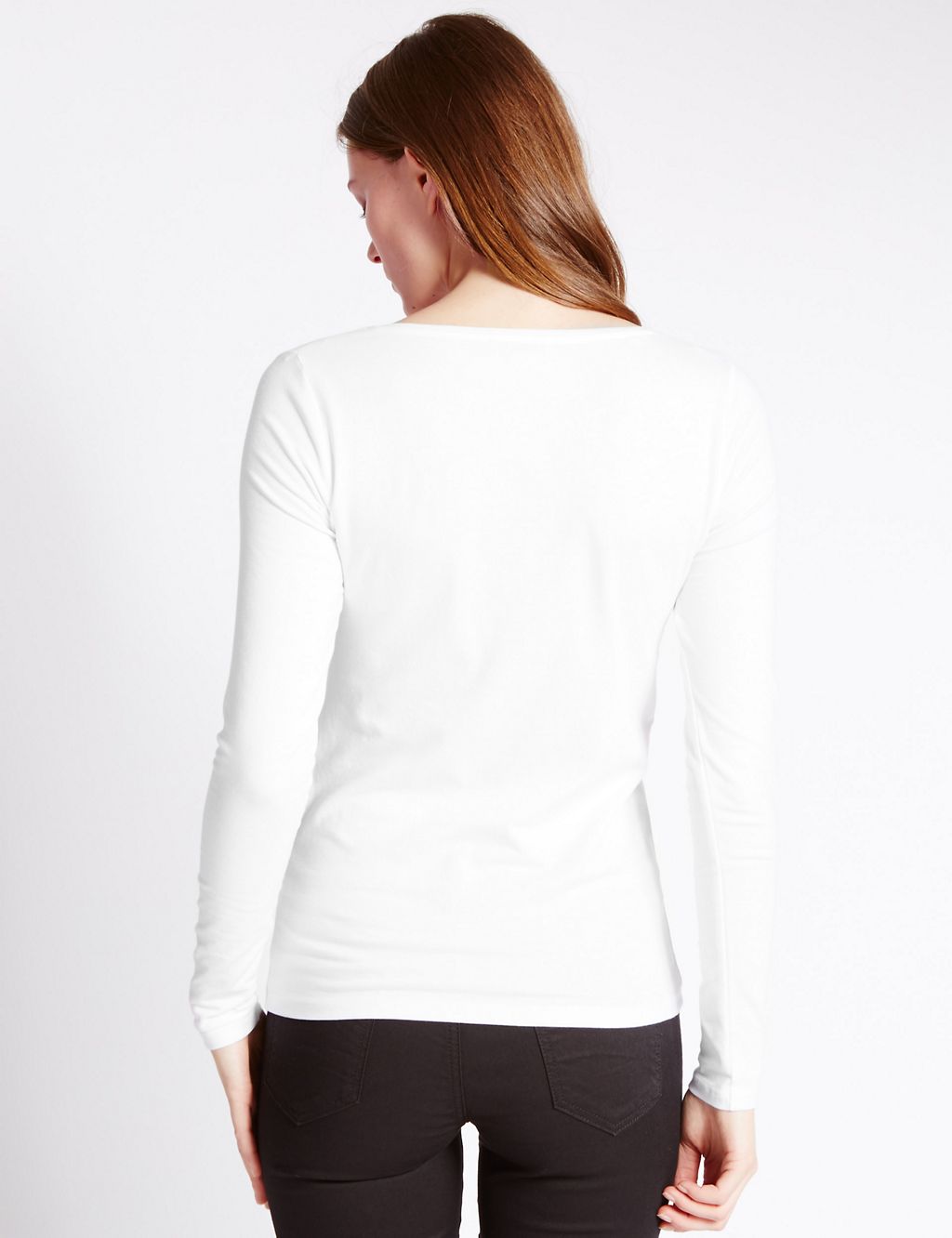 Long Sleeve Top with Modal 2 of 3