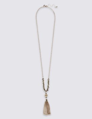 Long Tassel Necklace Image 1 of 2