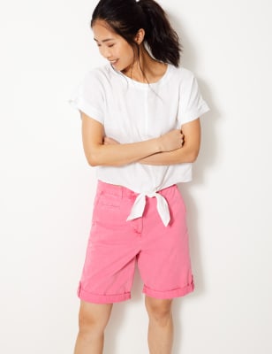 Marks and best sale spencer shorts womens