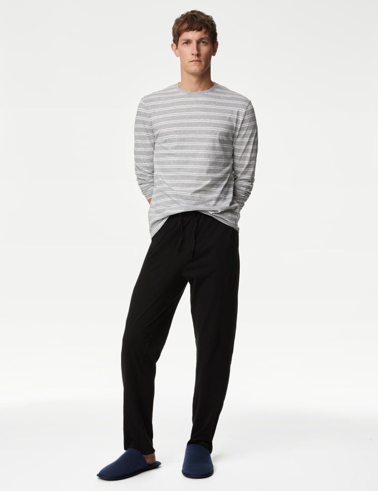 Mens pajamas m&s cheap