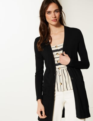 marks and spencer ladies longline cardigans