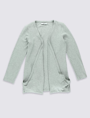 Longline Cardigan with StayNEW™ (5-14 Years) Image 2 of 3