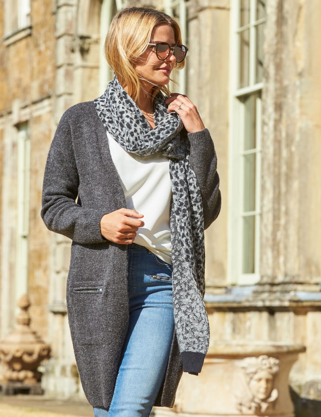 Ladies longline cardigans uk hotsell