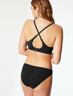 Longline Crossover Padded Plunge Bra A-E, M&S Collection