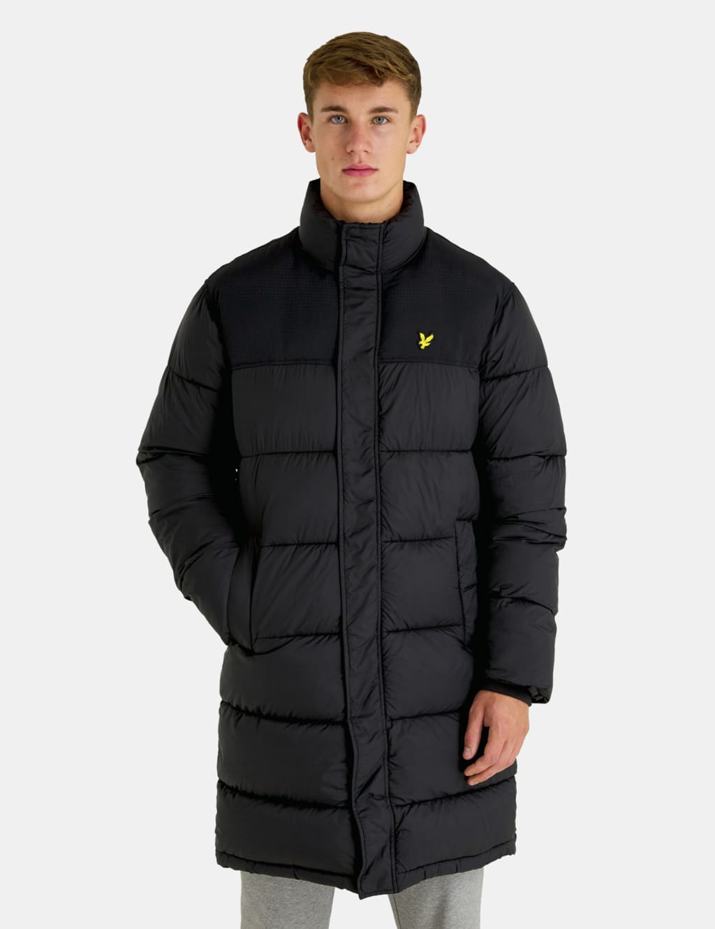 Lyle and scott padded coat on sale