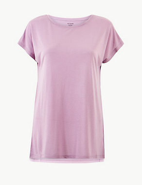 Longline Relaxed Fit T-Shirt Image 2 of 4