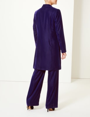 longline velvet jacket