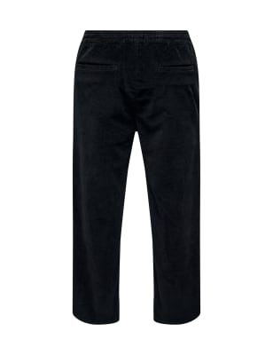 Loose fit sale corduroy trousers