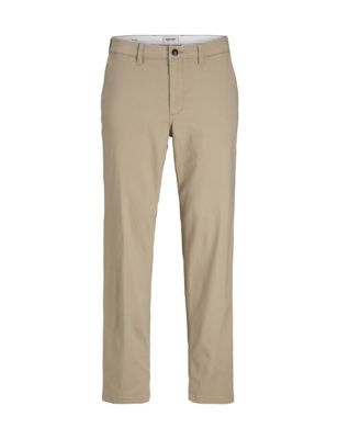 Loose Fit Cotton Rich Chinos Image 2 of 8