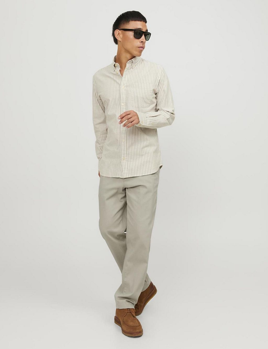 Loose Fit Cotton Rich Chinos 2 of 8