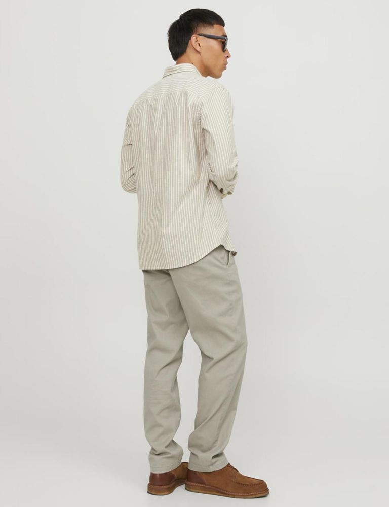 Loose Fit Cotton Rich Chinos 4 of 8