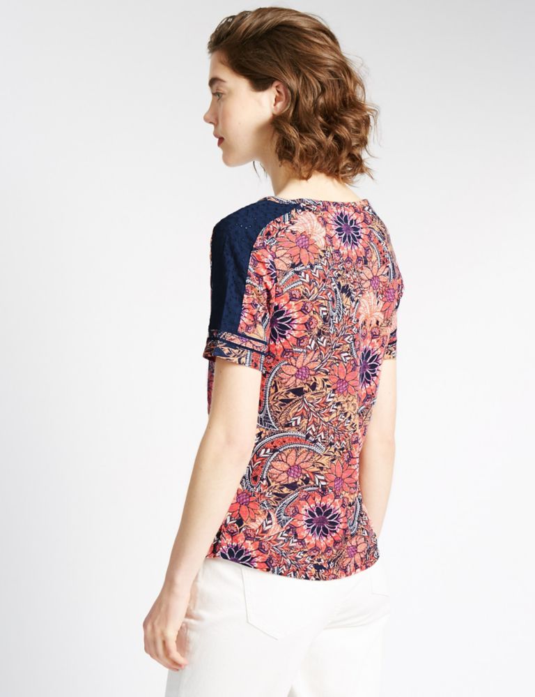 Loose Fit Floral Top 3 of 3