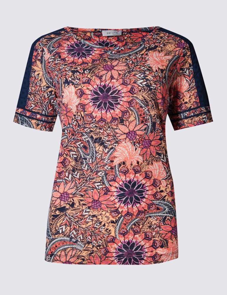 Loose Fit Floral Top 2 of 3