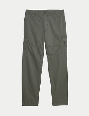 Loose Fit Lightweight Cargo Trousers Image 2 of 6
