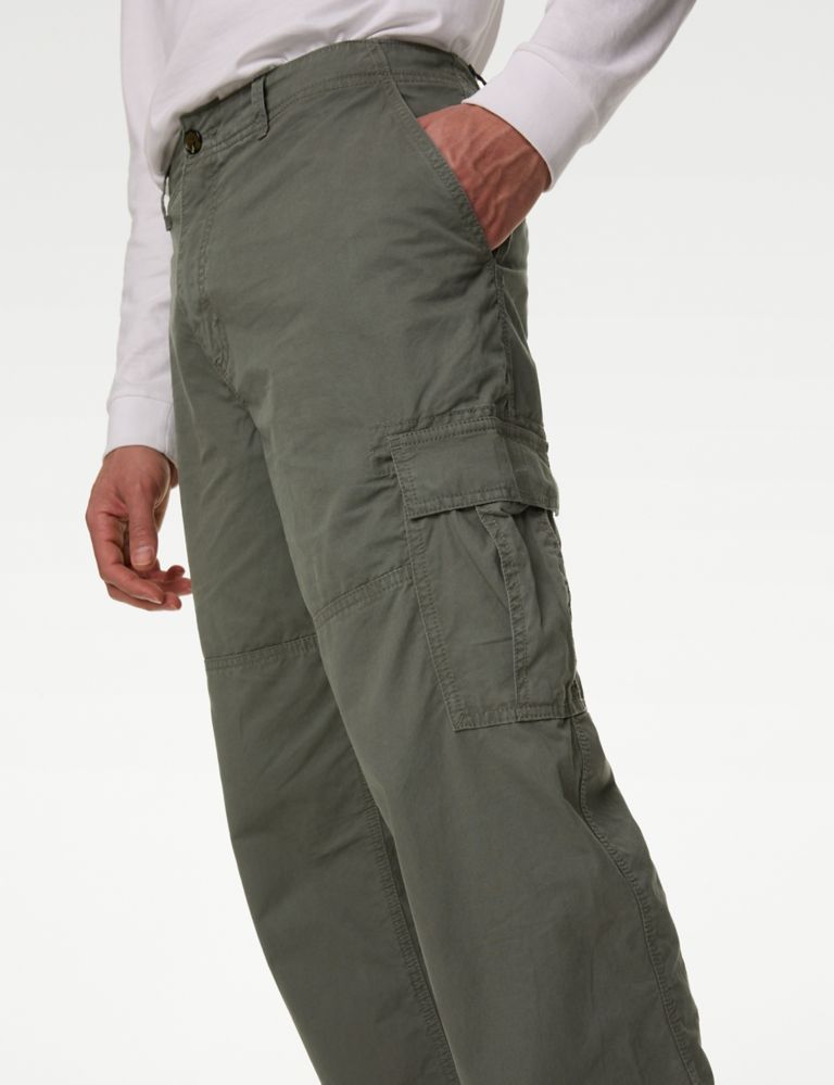 Loose Fit Lightweight Cargo Trousers 4 of 6