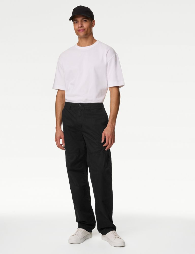 Loose Fit Lightweight Cargo Trousers 3 of 6