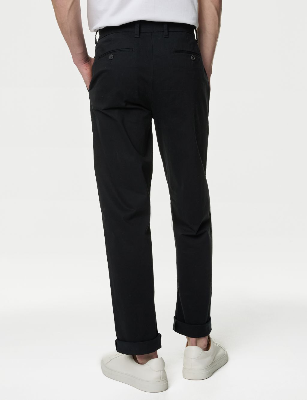 Loose Fit Stretch Chinos | M&S Collection | M&S
